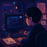 Part 5: Attaching Your First GDScript in Godot