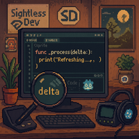 Part 9: Using _process(delta) & Printing Frame Time